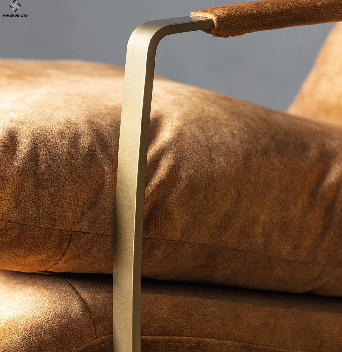 Trudeau Ochre Lounge Chair