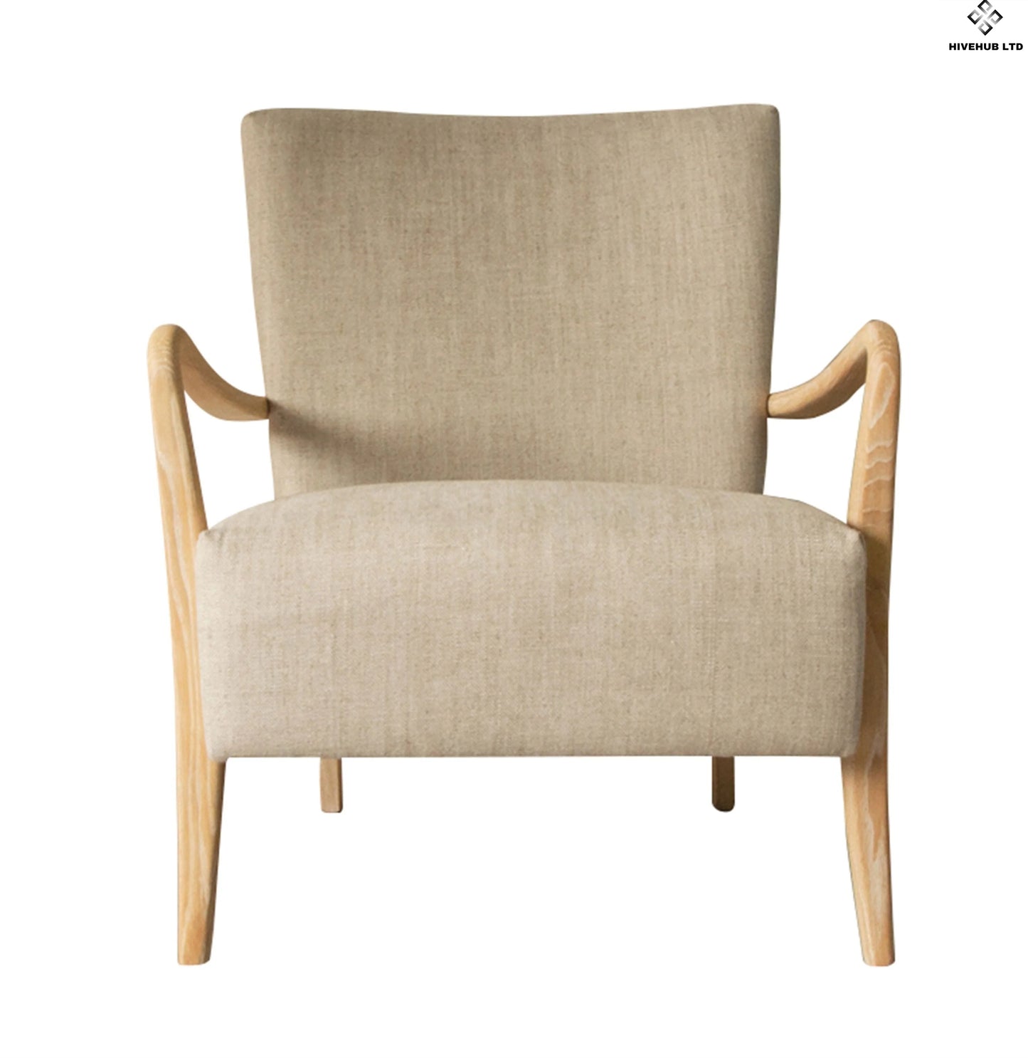 Cedric armchair natural linen