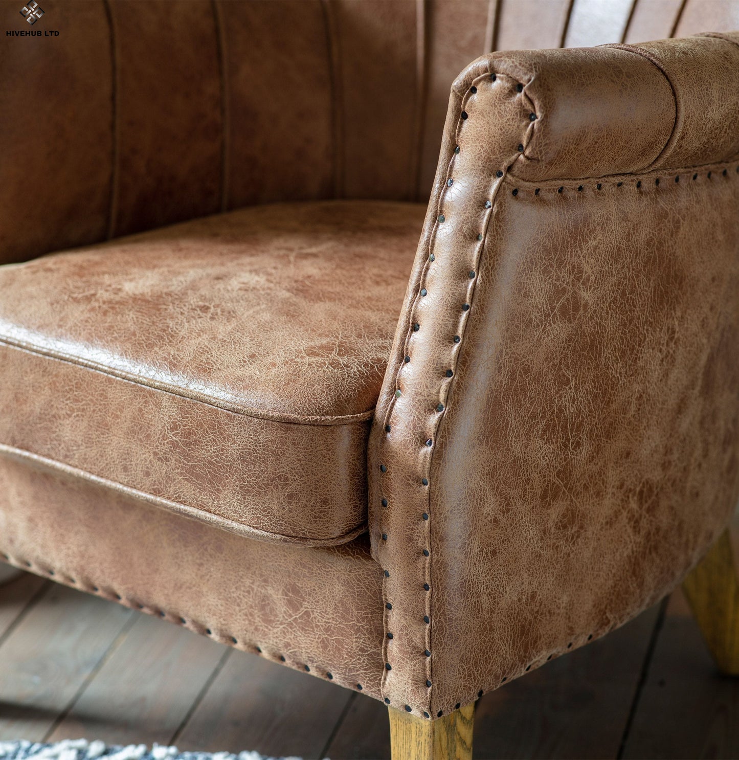 Craig Armchair Brown Leather