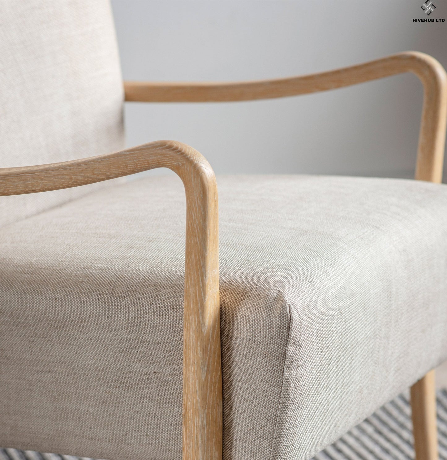 Cedric armchair natural linen