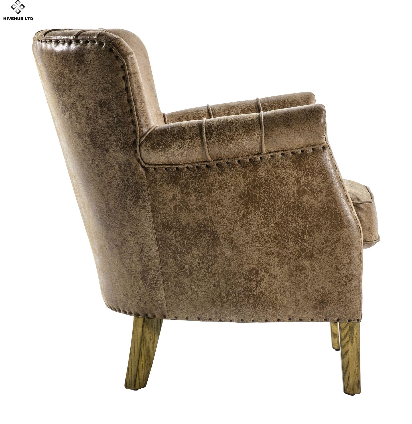 Craig Armchair Brown Leather