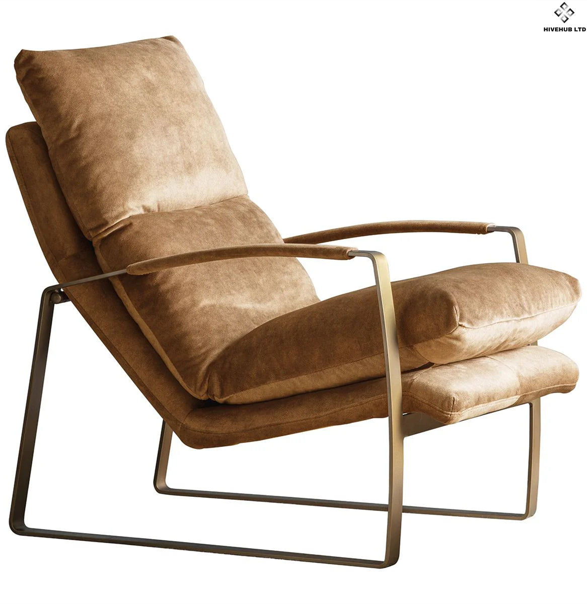 Trudeau Ochre Lounge Chair