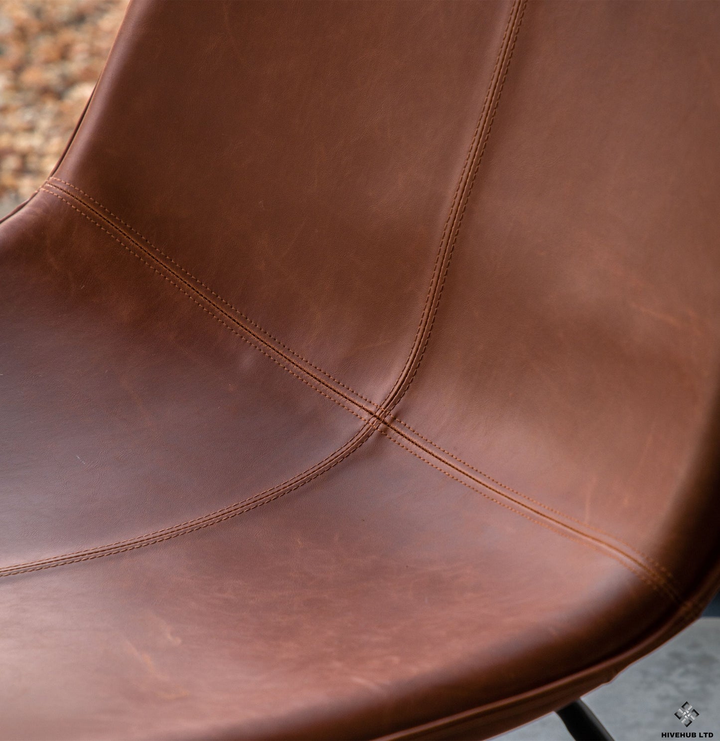 Magda Lounge Chair - Brown