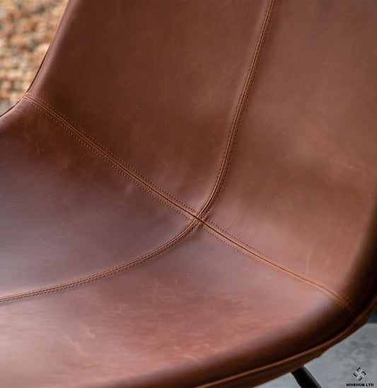 Magda Lounge Chair - Brown