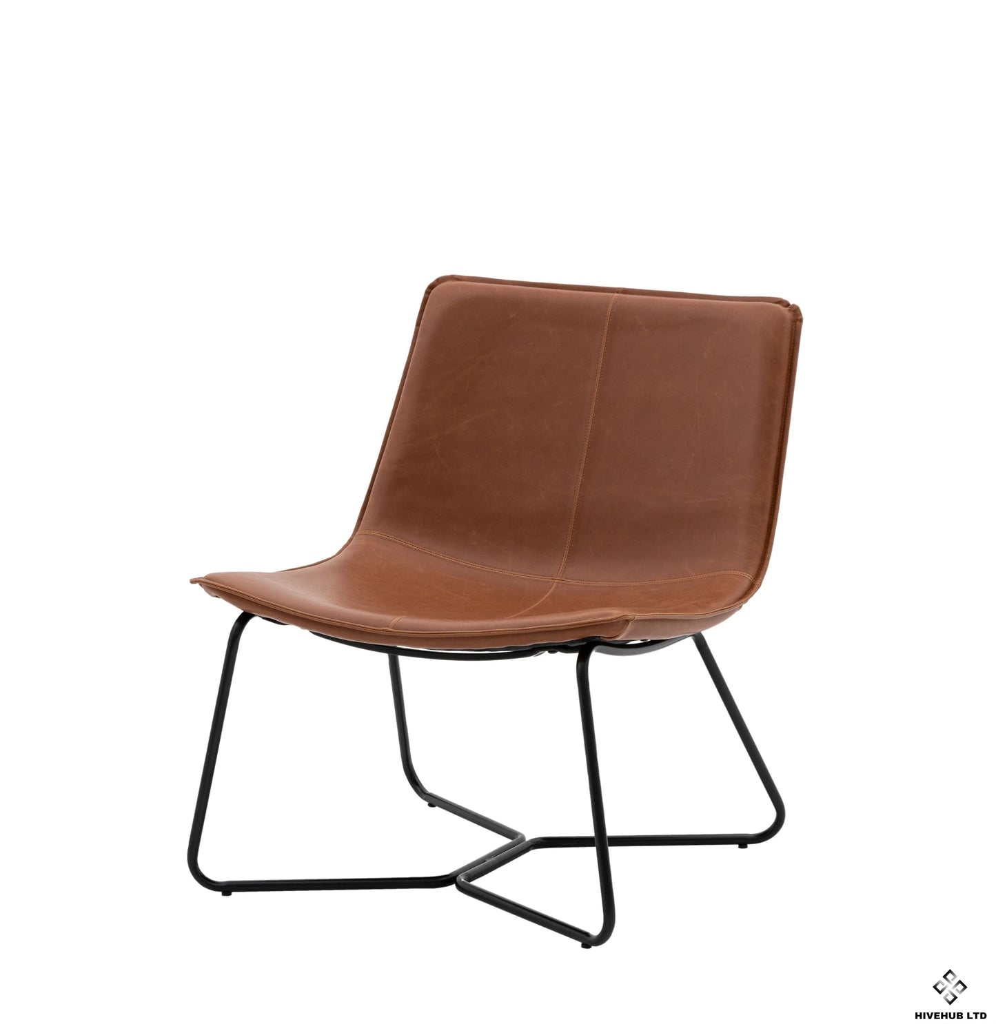 Magda Lounge Chair - Brown