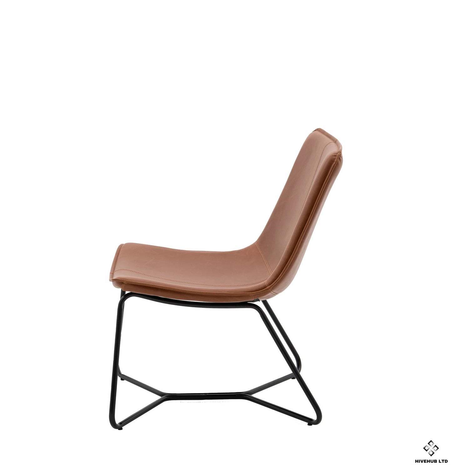 Magda Lounge Chair - Brown