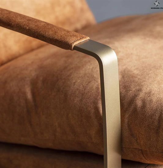 Trudeau Ochre Lounge Chair